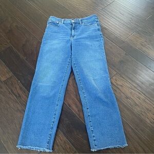 Reposhing a super comfy stylish pair of J. Crew Jeans with raw hem